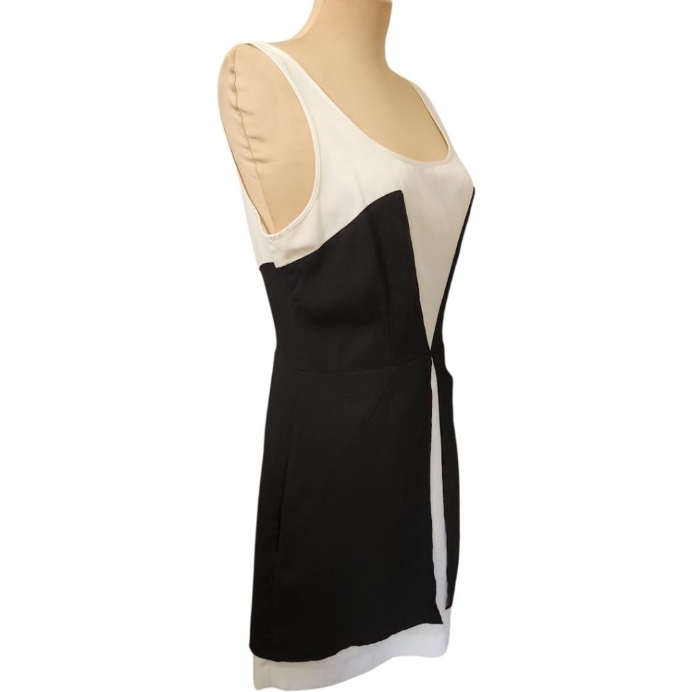 ZAC POSEN Two-tone Faille Fit & Flare Dress - Size 10 - Picture 5 of 15